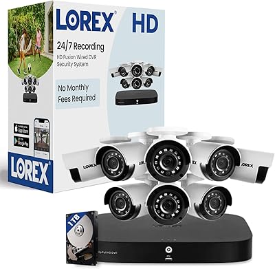 Lorex 1080p 8-Channel 1TB DVR Security System