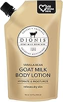 Dionis Goat Milk Skincare Body Lotion 16.9oz Vanilla Bean Refill Pouch — image 1