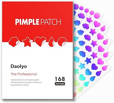 Daolyo Pimple Patches with Salicylic Acid, Tea Tree Oil & Calendula Oil - 168 Count