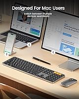 ProtoArc KM100-A Backlit Bluetooth Keyboard and Mouse for Mac — image 2