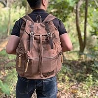 AUGUR High Capacity Canvas Vintage Backpack — image 6