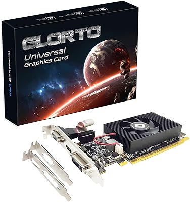 Glorto GeForce GT 210 1GB DDR3 Low Profile Graphics Card