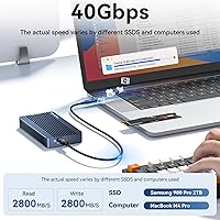 ANYOYO TBU405Pro MAX 40Gbps Docking Station with M.2 NVMe SSD Enclosure — image 2