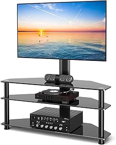 TAVR Furniture Swivel Floor TV Stand with Mount for 32-70 Inch TVs Review