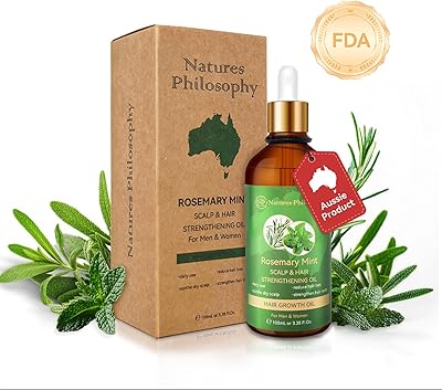 NP Natures Philosophy Rosemary Oil for Hair Growth 3.38oz