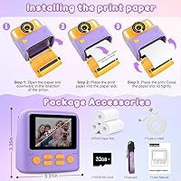 Amzelas X6D Kids Instant Print Camera — image 5