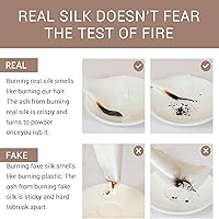 LaCourse 100% Mulberry Silk Bonnet - Pink + Ivory — image 7