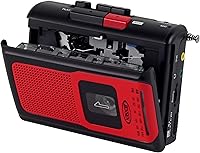 Jensen CR-100RB Retro Portable AM/FM Radio Cassette Player — image 4