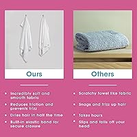 Hair RePear Anti Frizz Cotton Hair Towel Wrap 21″ x 44″ — image 3