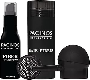 Pacinos Hair Fiber Kit - Dark Brown Review