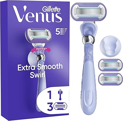 Gillette Venus Deluxe Smooth Swirl Women's Razor with Flexiball Technology