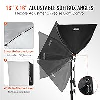 VEVOR Softbox Lighting Kit 20″ x 28″ with 30W LED Bulbs — image 4