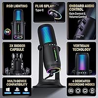 THRONMAX M2 Ghost RGB Condenser Microphone — image 2