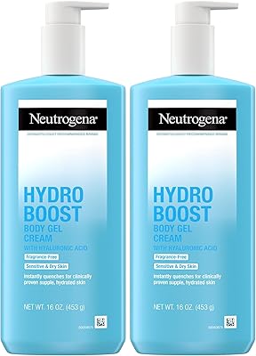 Neutrogena Hydro Boost Body Gel Cream 16 oz (Pack of 2)