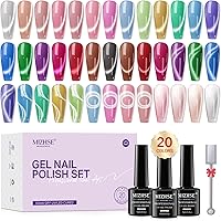 MIZHSE Cat Eye Gel Nail Polish Set 20 Colors — image 1