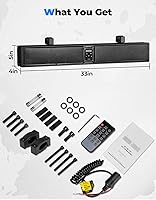 KEMIMOTO 32-inch Metal Soundbar KEMIMOTO-6S — image 7