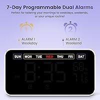 Dekala Bed Shaker Loud Alarm Clock — image 4