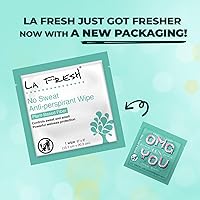 La Fresh Travel Lite Antiperspirant and Body Wipes - 50 Individually Wrapped Deodorant Wipes — image 5