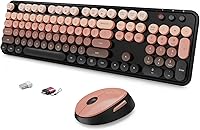 SkyGive Aurora Red Wireless Keyboard and Mouse Combo — image 1