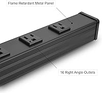 CCCEI 16-Outlet Heavy Duty Metal Power Strip — image 6