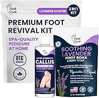 Foot Cure Lavender Foot Soak & Callus Remover Gel Kit — image 1