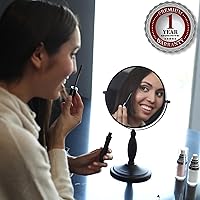 OVENTE 8" Tabletop Makeup Mirror with 1X/7X Magnification — image 8