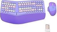 Lomiluskr Wireless Ergonomic Keyboard and Mouse Combo — image 1