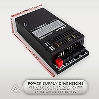 Apevia ITX-PFC400W 400W Mini ITX/Flex ATX Fully Modular Power Supply — image 3