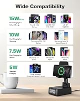 Bitswolee BQ12 Cell Phone Stand with Bluetooth Speaker and Wireless Charger — image 9