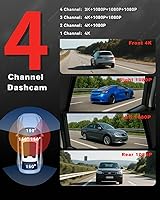 CATCATCH C4 4-Channel Dash Cam — image 2