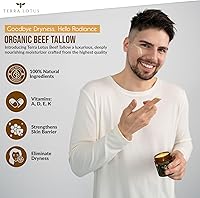 Terra Lotus Organic Grass-Fed Beef Tallow Balm with Raw Honey 4oz Unscented — image 4