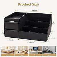 Decorcode Black Vanity Organizer with Drawers — image 8