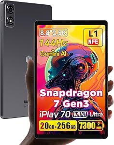 ALLDOCUBE iPlay 70 mini Ultra 8.8-inch Tablet, 20GB RAM, 256GB Storage