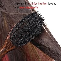PERFEHAIR 100% Wild Natural Boar Bristle Hair Brush for Thin, Fine Hair — image 5