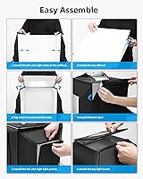 Glendan Upgrade Professional Portable Photo Studio Light Box 20″x20″ — image 6