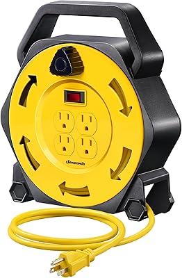 DEWENWILS 25 FT Extension Cord Reel