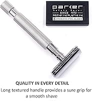 Parker 64S Stainless Steel Handle Double Edge Safety Razor — image 6