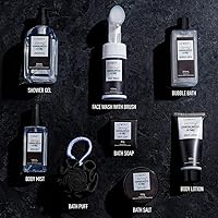 Lovery Birthday Gifts Spa Kit for Men - Sandalwood and Oak Scented Bath Set — image 3