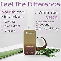 GirlyMan Natural Body Wash - Lavender, 16oz — image 8