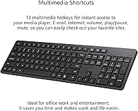 Harburfine Wireless Keyboard and Mouse Combo — image 5