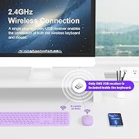 Mobifice Wireless Keyboard and Mouse Combo — image 2