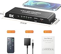 FERRISA 8K HDMI 2.1 Switch 4 in 1 Out — image 8