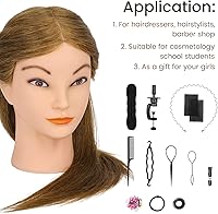 CENOZ 18″ Mannequin Head with Real Hair — image 6