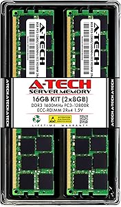 A-Tech 16GB DDR3 1600MHz ECC RDIMM Server RAM Kit Review