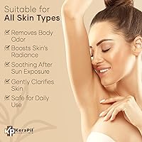 Kerapil Exfoliating Body Wash with Salicylic Acid (16 fl oz x 2) — image 7