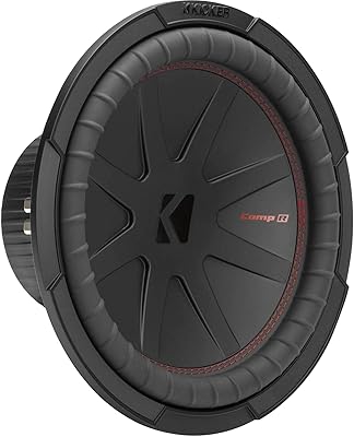 KICKER 48CWR122 CompR 12″ Subwoofer, DVC, 2-ohm