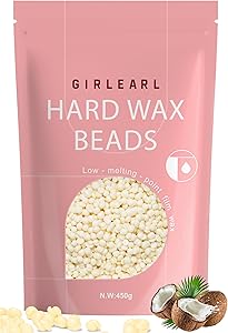 GIRLEARLE Hard Wax Beads 1lb Cream for Sensitive Skin Review