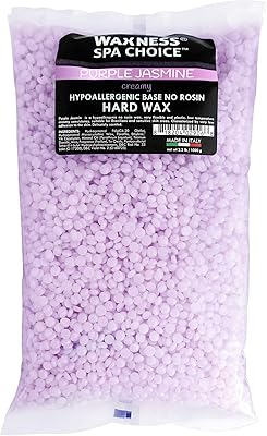 Waxness Spa Choice Purple Jasmine Demi Creamy Hard Wax Beads 2.2 lb