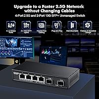 MokerLink 4-Port 2.5G Ethernet Switch with 2x10G SFP — image 2
