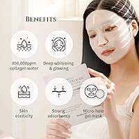 WELLDERMA Sapphire Collagen Impact Hydrogel Fitting Mask, 25g x 16 Sheets — image 2